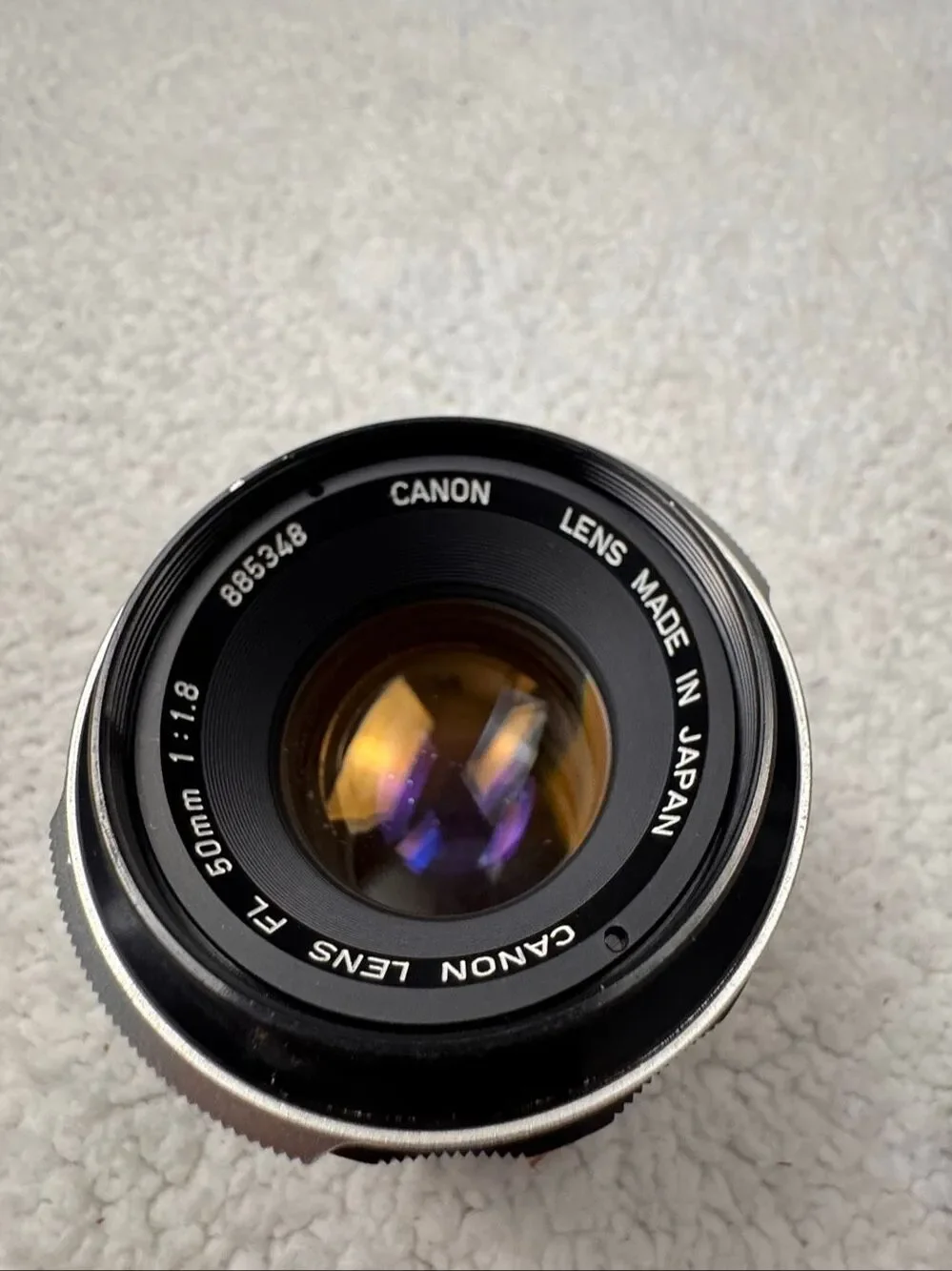Canon FL 50mm f/1.8 Manual Focus Standard Lens